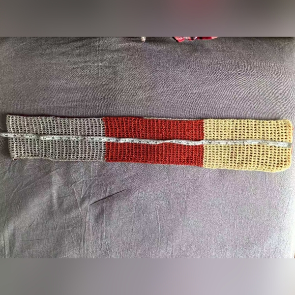 Colorful Knit Scarf - Picture 4 of 4